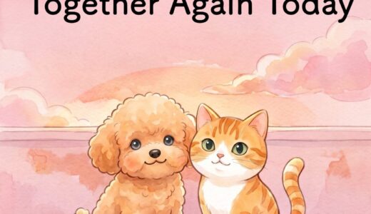 絵本『モモとハッピー』英語版 第5巻｜英語版だけにある時制の設計【Together Again Today】